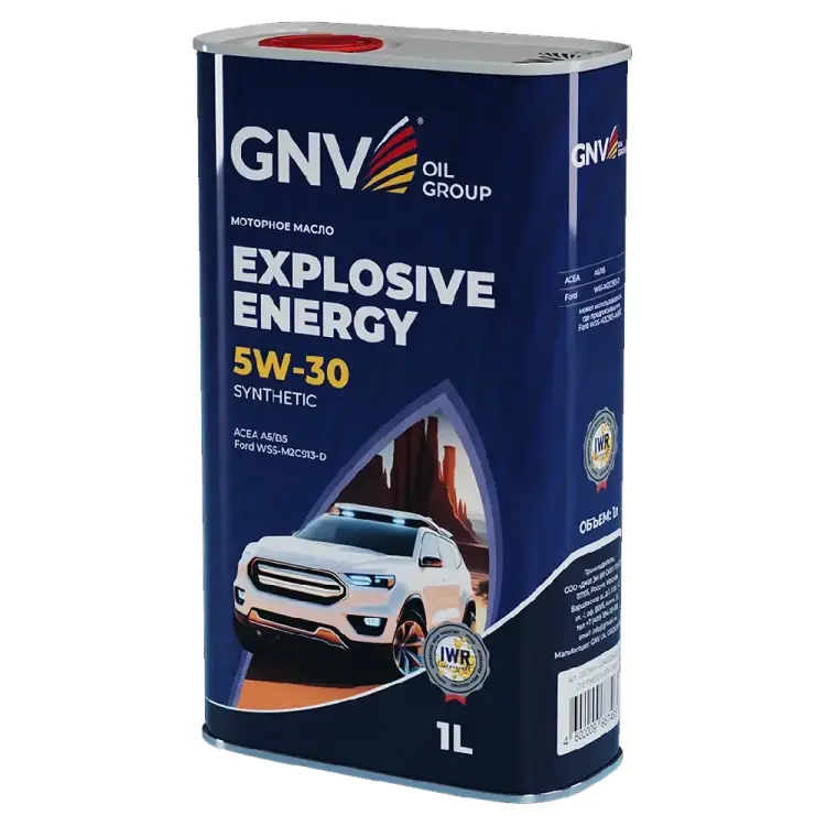 Моторное масло GNV EXPLOSIVE ENERGY SYNTHETIC 5w-30 ACEA A5/B-5- GEE1010453040120530001