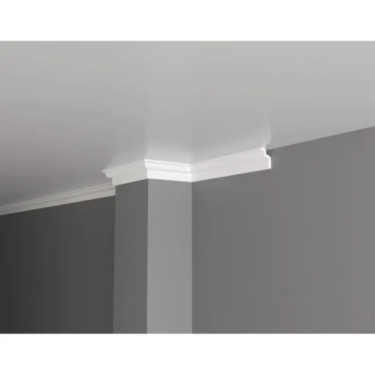 Ударопрочный влагостойкий потолочный карниз под покраску Decor-Dizayn DD22