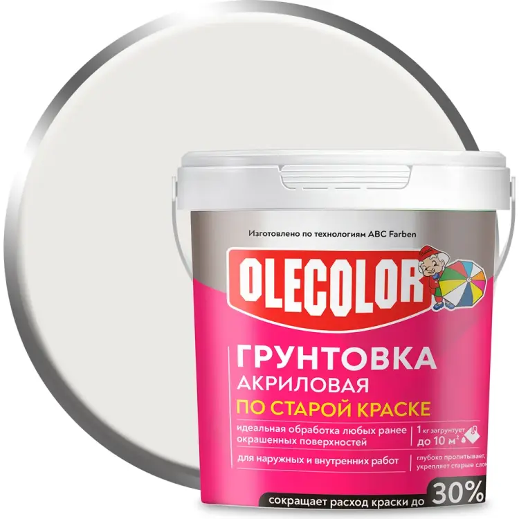 Акриловая грунтовка по старой краске Olecolor 4300004533 Акриловая грунтовка по старой краске Olecolor 4300004533