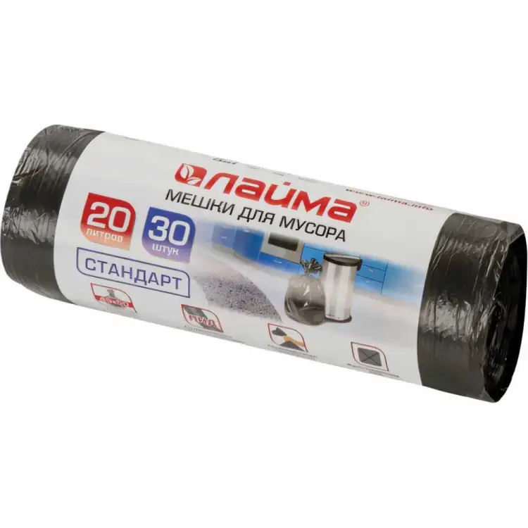 Мешки для мусора LAIMA Стандарт 601376