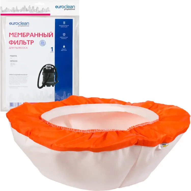 Мембранный матерчатый фильтр для пылесосов EURO Clean EUR MBF-309 Мембранный матерчатый фильтр для пылесосов EURO Clean EUR MBF-309