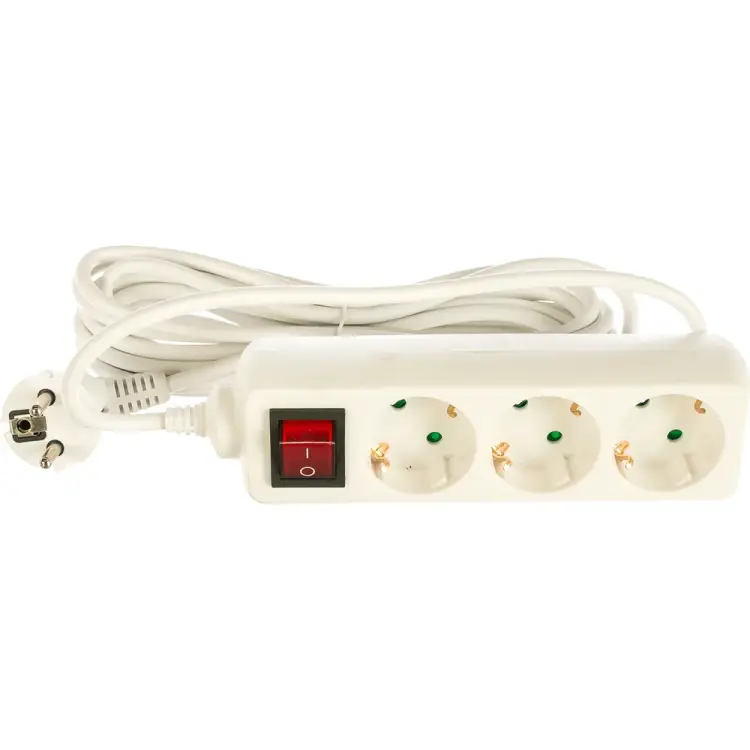 Бытовой удлинитель Volsten S 3x5-ZDV 9329