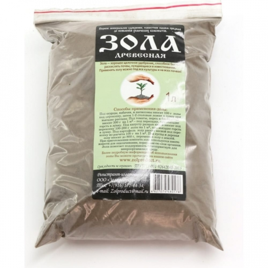 Древесная зола ООО "Золпродукт" 07zp-003