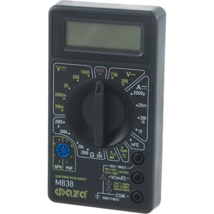 Цифровой мультиметр ФАZА M838 5000452