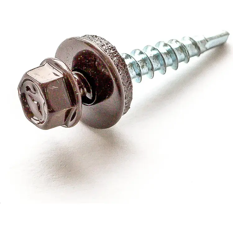 Кровельный саморез Стройметиз 4,8х51 темно-коричневый RAL 8017 40 шт. 2100054