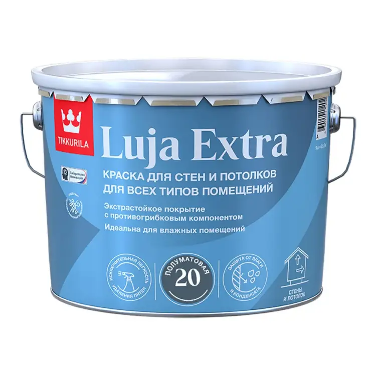 Краска для стен и потолков Tikkurila luja extra 700014025