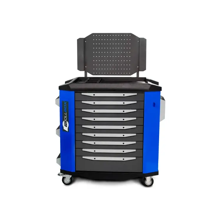 Инструментальная тележка Toollbox premium ТВР-9 RAL 5005 Инструментальная тележка Toollbox premium ТВР-9 RAL 5005