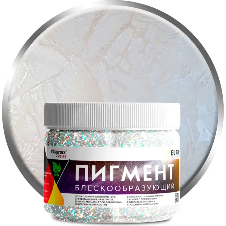 Блескообразующий пигмент для лессирующих составов Farbitex 4300009420 Блескообразующий пигмент для лессирующих составов Farbitex 4300009420