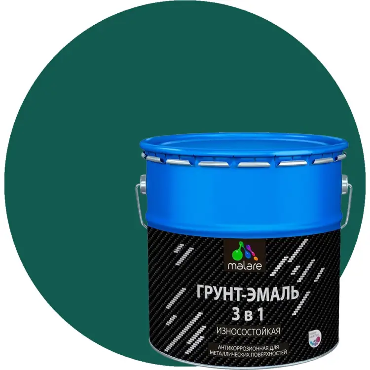 Алкидно-уретановая грунт-эмаль по ржавчине MALARE 2036773896524 Алкидно-уретановая грунт-эмаль по ржавчине MALARE 2036773896524