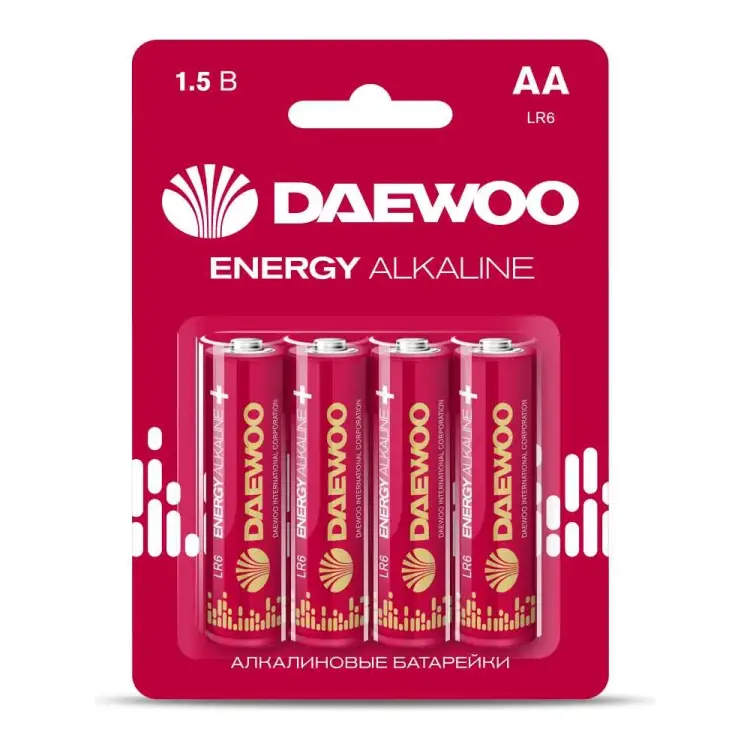 Алкалиновая батарейка DAEWOO ENERGY Alkaline 2021 5029781