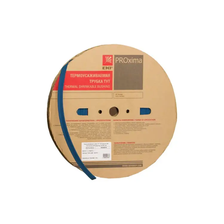 Термоусаживаемая трубка EKF PROxima ТУТ нг, 120/60 tut-120-g