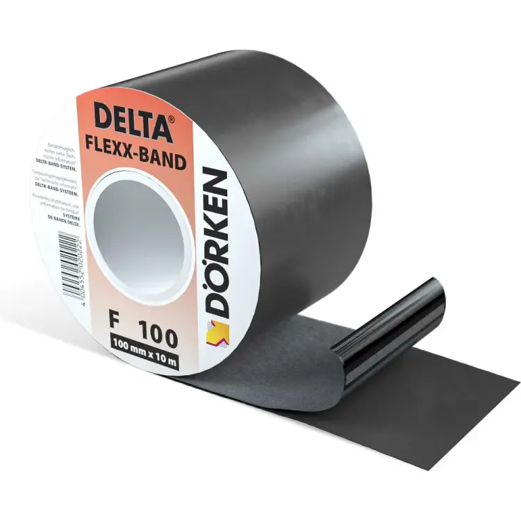 Односторонняя лента для герметичного уплотнения кровельных проходок и организации примыканий Delta flexx band f 100 2202022