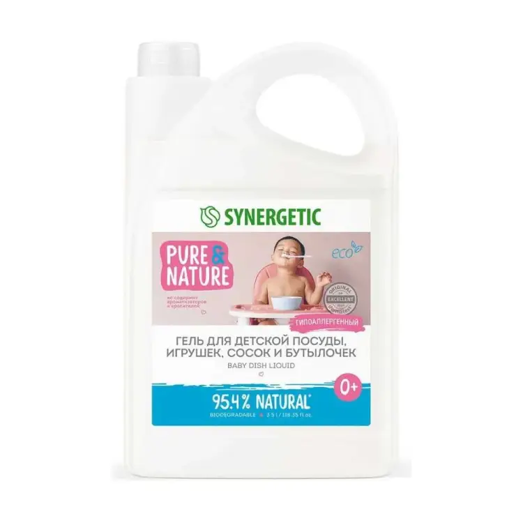 Гель для мытья детской посуды SYNERGETIC 103350