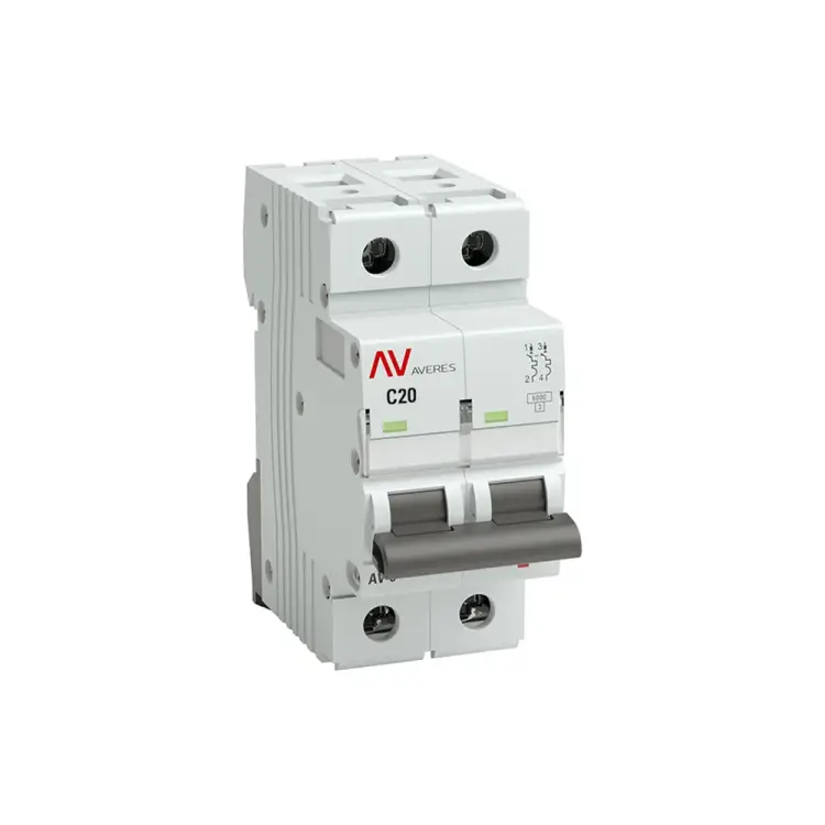 Автоматический выключатель EKF AV-6 AVERES mcb6-2-20C-av