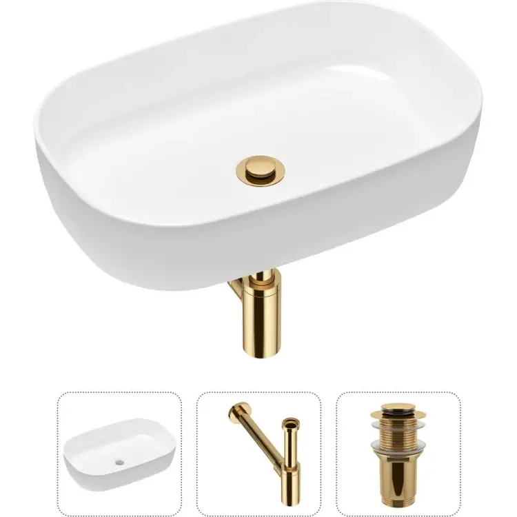 Накладная раковина для ванной Lavinia Boho Bathroom Sink Slim 21520063