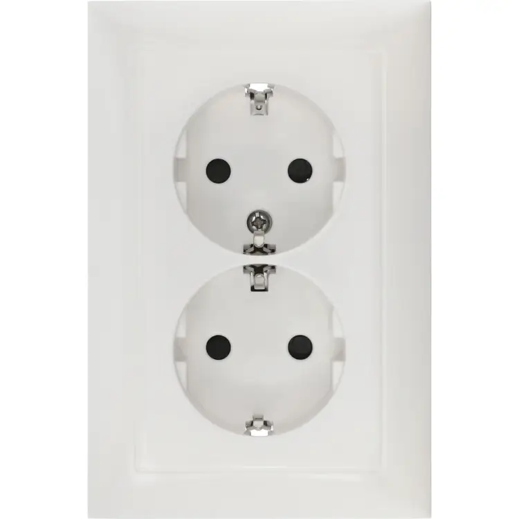 Прямая двойная розетка LK Studio 863704-1