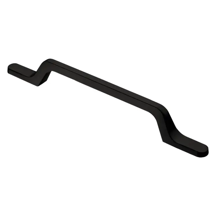 Ручки Kerron 128 мм, матовый черный S-2430-128 BL Ручки Kerron 128 мм, матовый черный S-2430-128 BL