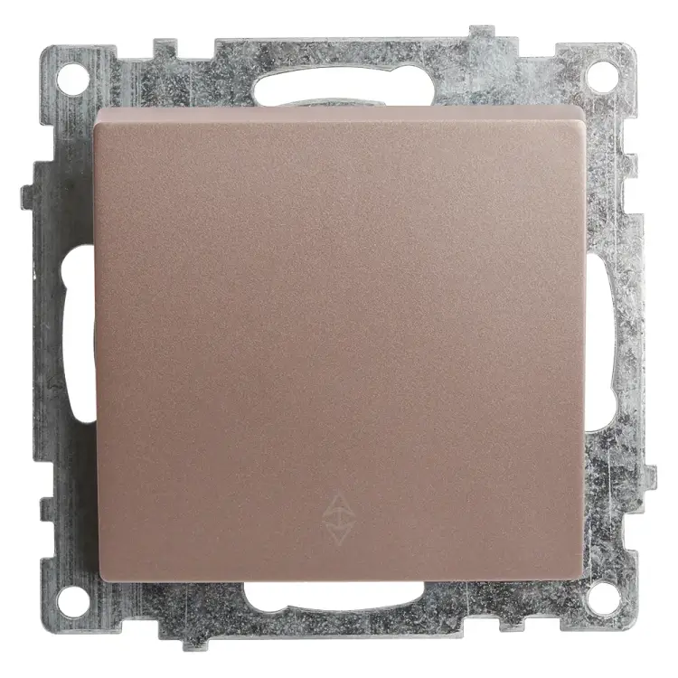 Одноклавишный переключатель STEKKER Катрин GLS10-7105-02 39590