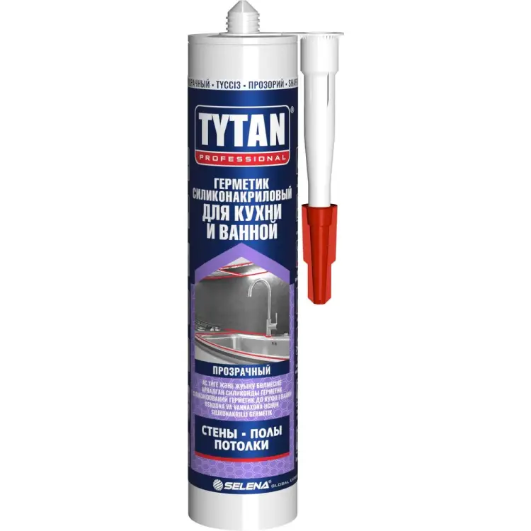 Силиконакриловый герметик для кухни и ванной TYTAN PROFESSIONAL PROFESSIONAL 245341