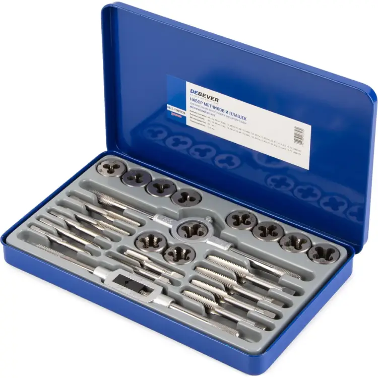 Набор метчиков и плашек Debever Machining Solutions DB-S-TDM5024