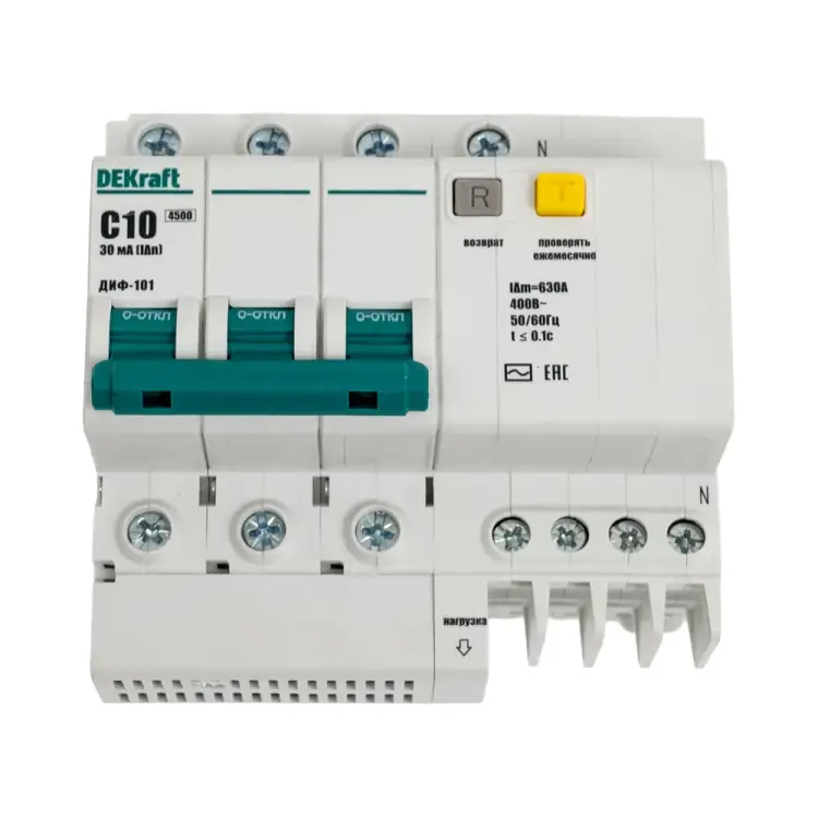 Дифференциальный автомат DEKraft ДИФ101 15183DEK