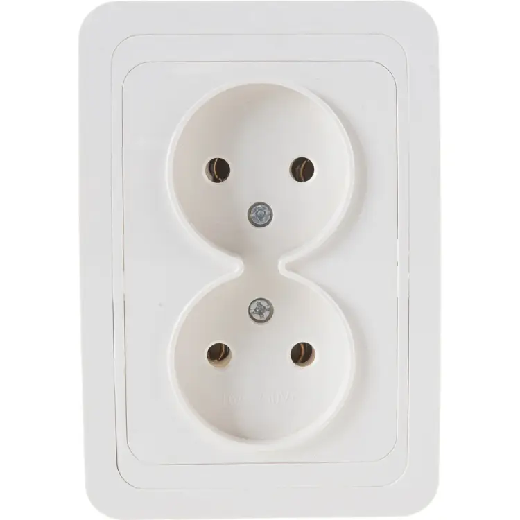 Двухместная розетка UNIVersal Валери Б-В0102