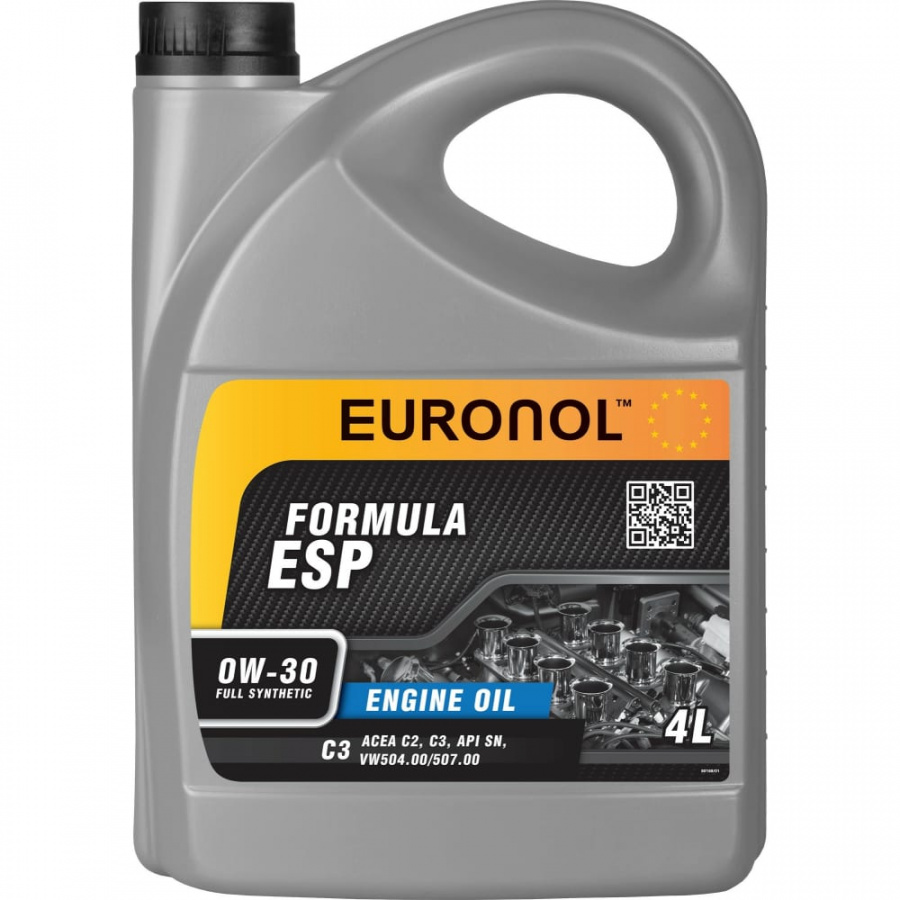 Моторное масло Euronol ESP FORMULA 0w-30, С3