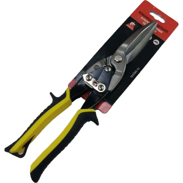 Прямые УДЛИНЕННЫЕ ножницы по металлу TOOLAS CrMo 3485