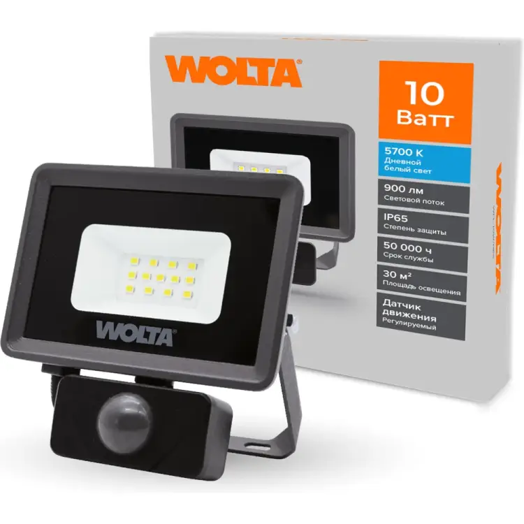 Светодиодный прожектор Wolta WFL-10W/06S