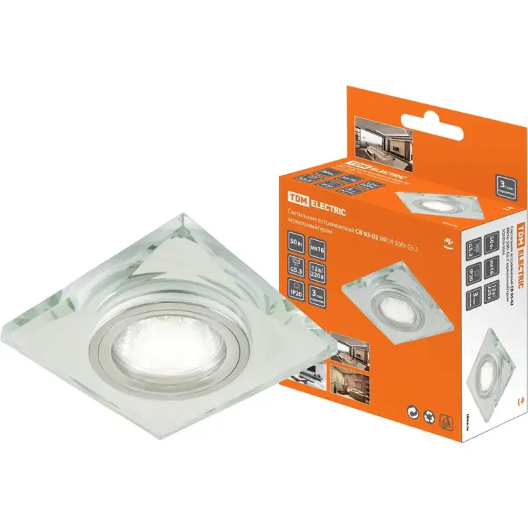 Встраиваемый светильник TDM ELECTRIC СВ 03-02 SQ0359-0046
