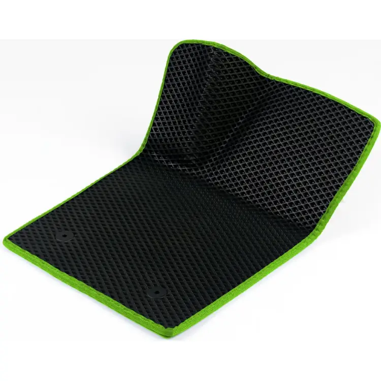 Водительский коврик для Lada 2110 2111 2112 1996 - 2014 (ВАЗ) Vicecar 1DL49007-салатовый