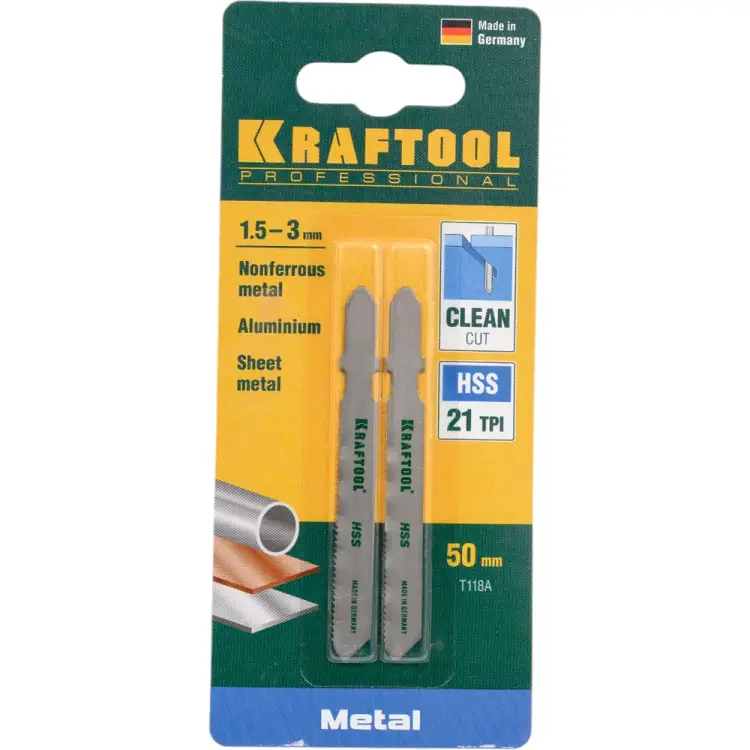 Пилка для лобзика по металлу KRAFTOOL 159551-1,2 Пилка для лобзика по металлу KRAFTOOL 159551-1,2