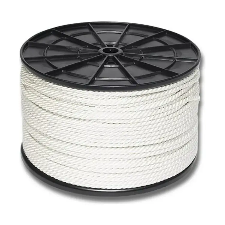 Крученая трехпрядная полиамидная веревка ЩИТ ПА 66850 Крученая трехпрядная полиамидная веревка ЩИТ ПА 66850