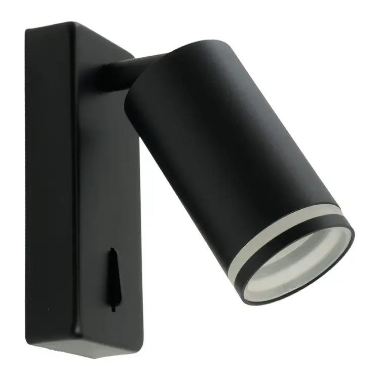 Настеный светильник FERON luna ml1620 35w, 230v, gu10, чёрный 48810