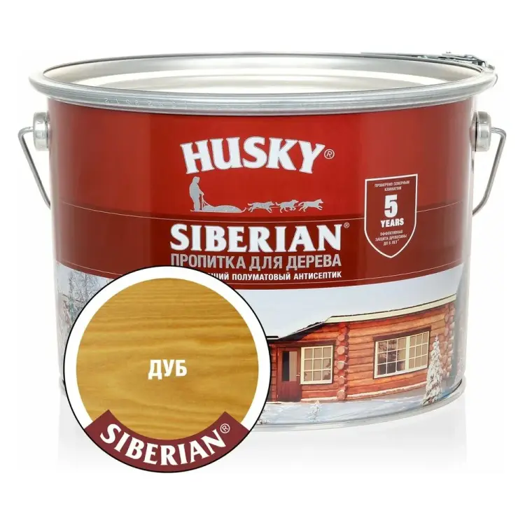 Декоративная пропитка-антисептик для дерева HUSKY SIBERIAN 28815