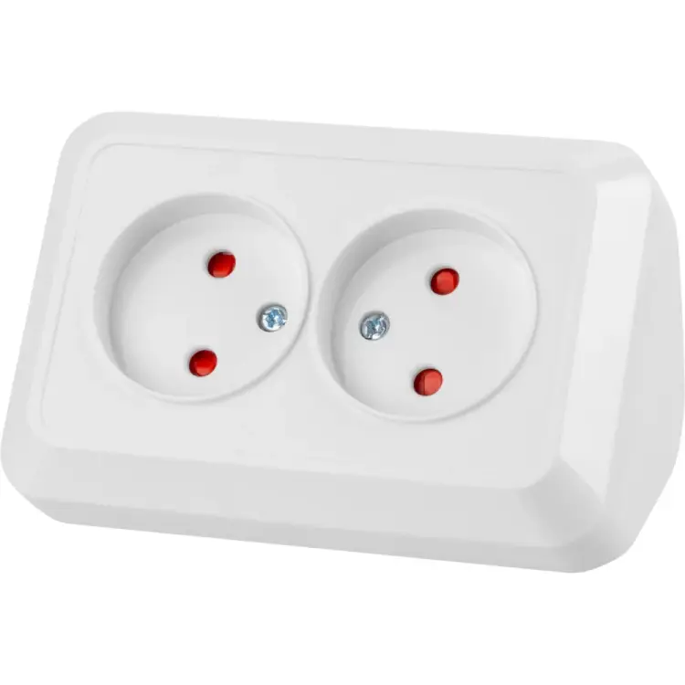 Двойная угловая розетка TDM ELECTRIC Ладога SQ1801-0022