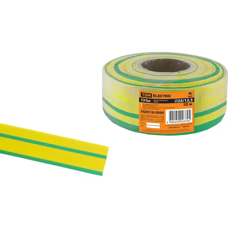 Термоусаживаемая трубка TDM ELECTRIC ТУТнг 25/12,5 SQ0518-0066