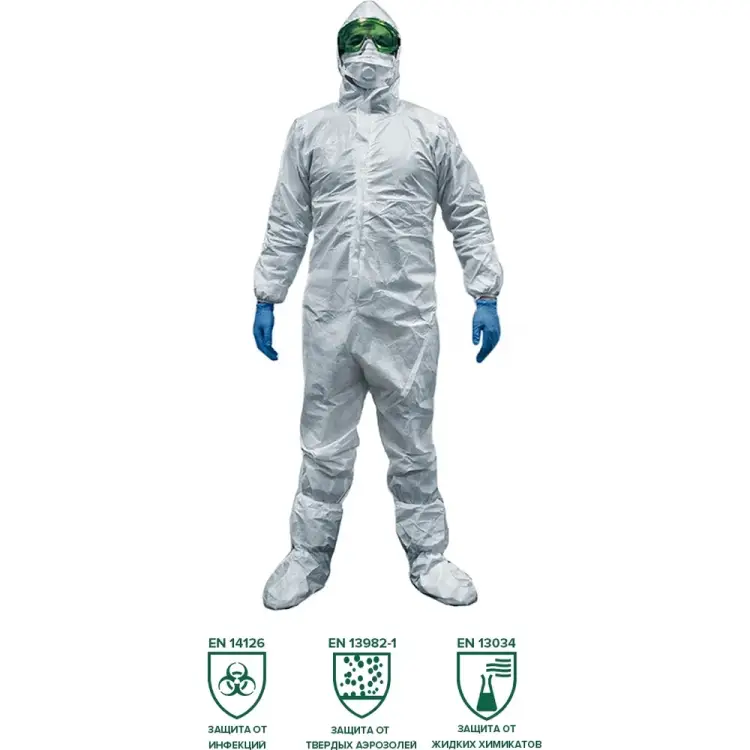 Дышащий защитный комбинезон БЕРТА ECOTEX ЕКО-TLM01 BASIC-L