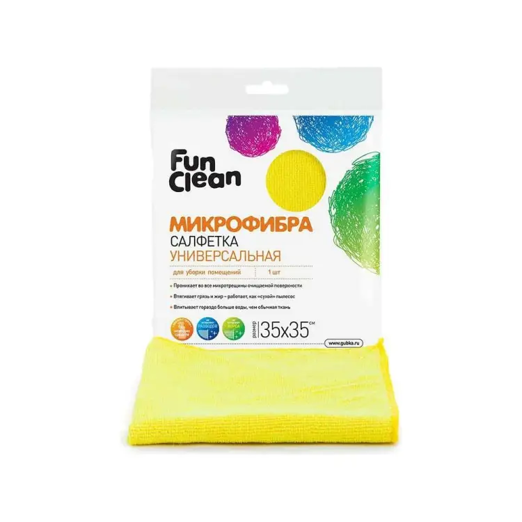 Универсальная сухая салфетка для уборки помещений Fun Clean 6481