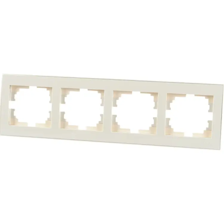 Четырехместная горизонтальная рамка Lezard RAIN 703-0303-149