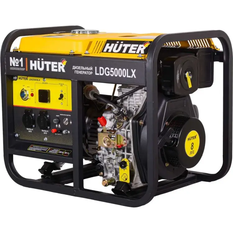 Дизельный электрогенератор Huter LDG 5000LX 64/2/7