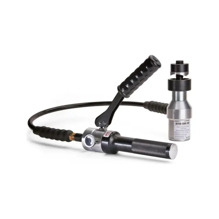 Помповый гидравлический пресс для пробивки отверстий КВТ ПГПО-60А 66533