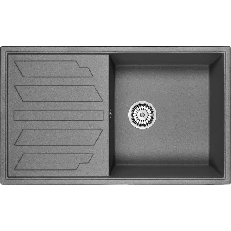 Кварцевая оборачиваемая кухонная мойка GRANULA GR-8601