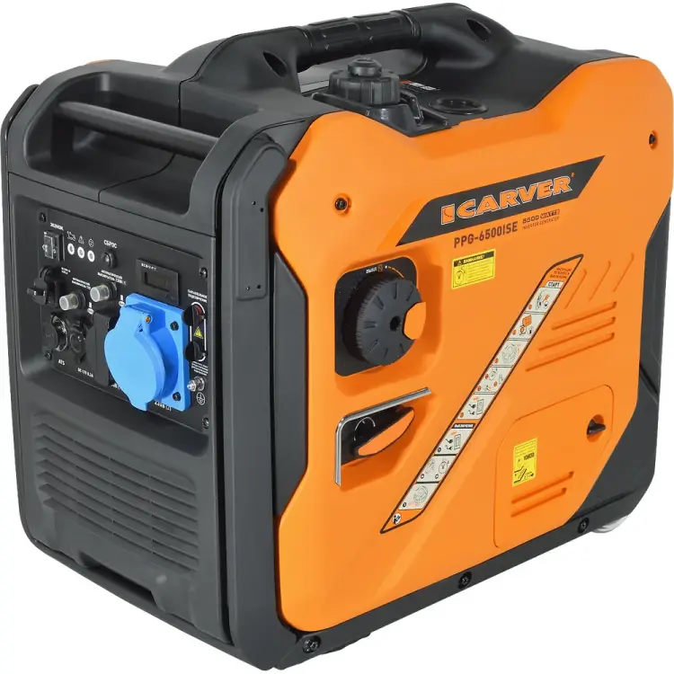 Генератор CARVER PPG -6500ISE +ATS и 01.020.00047
