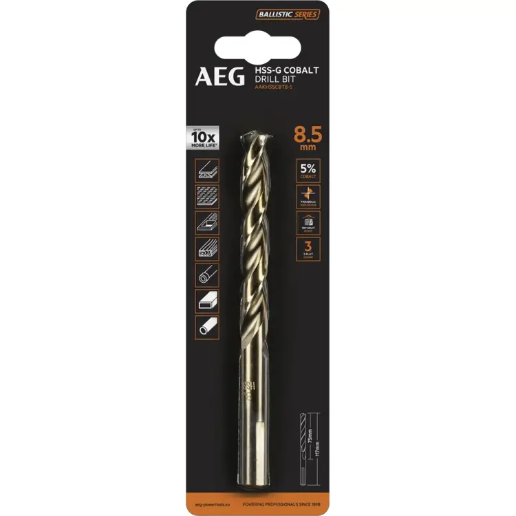 Сверло AEG AAKHSSCBT8-5 4932479338
