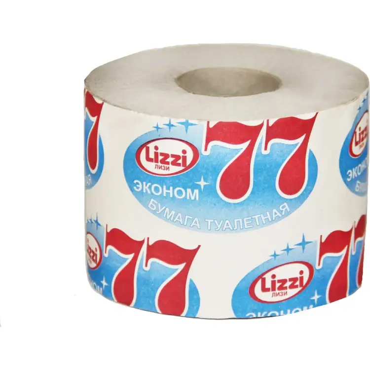 Туалетная бумага Lizzi 77 Эконом 1-630