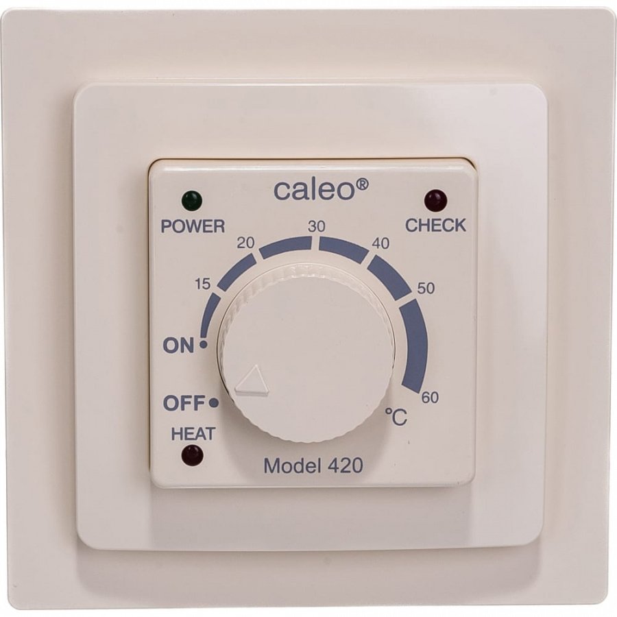 Встраиваемый аналоговый терморегулятор Caleo 420