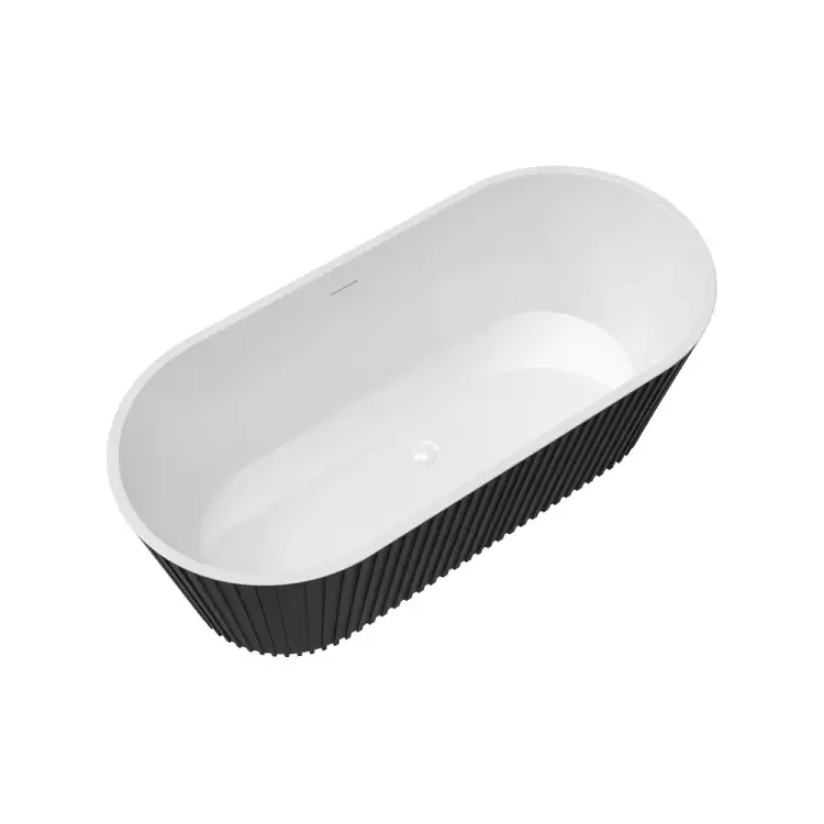 Отдельно стоящая акриловая ванна Teymi Kati 170x80x58, чёрная матовая T130113 ЦБ-00268813 Отдельно стоящая акриловая ванна Teymi Kati 170x80x58, чёрная матовая T130113 ЦБ-00268813