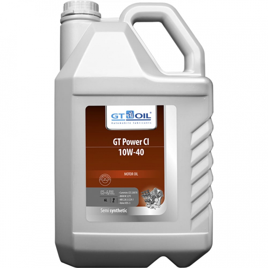 Масло GT OIL Power CI SAE 10W-40 API CI-4/SL