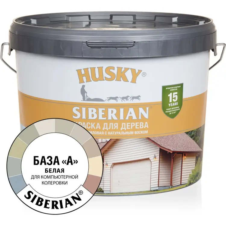 Акриловая краска для дерева HUSKY SIBERIAN 28049